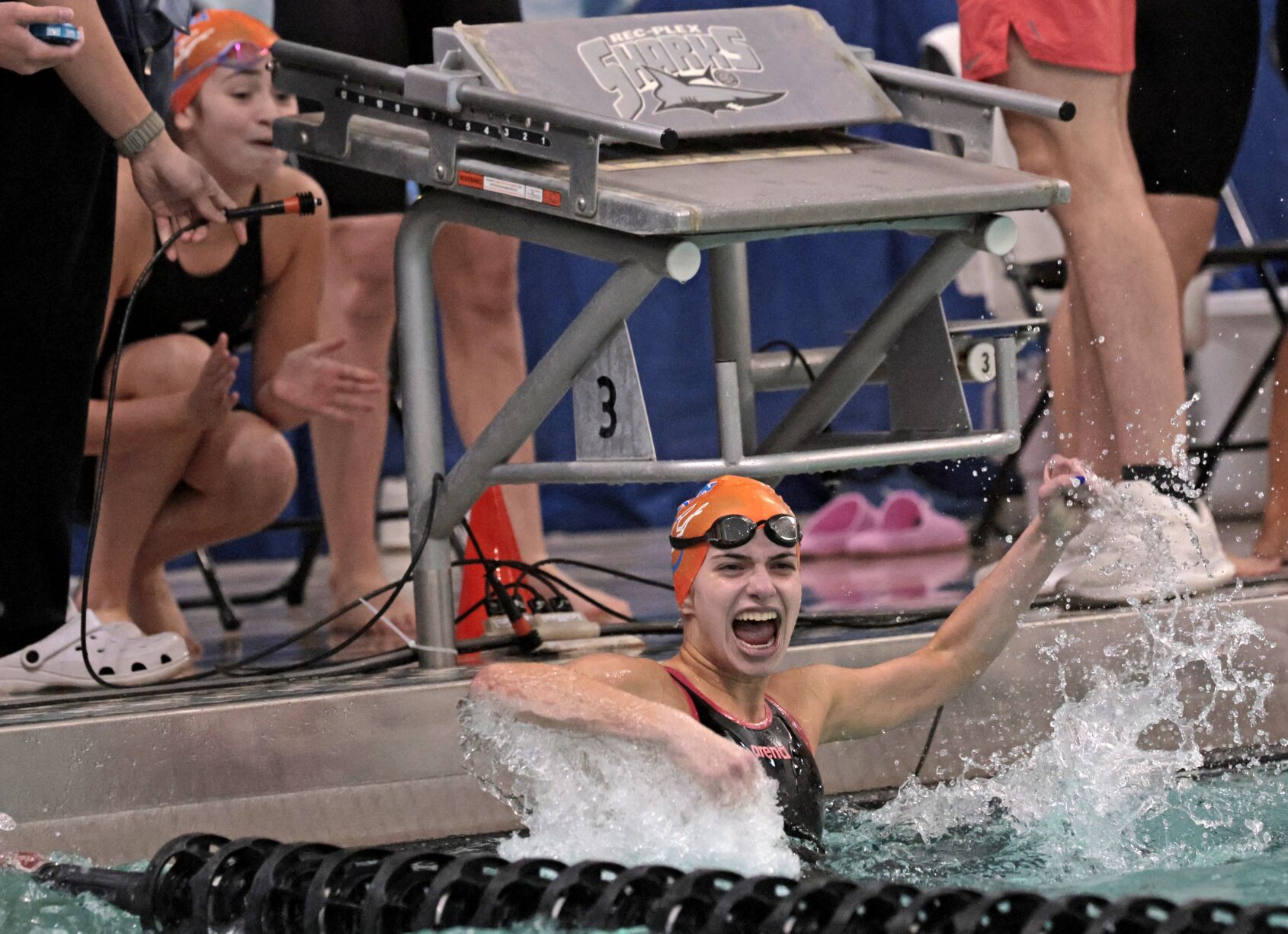 Clayton takes second place in Class 1 girls swimming and diving state finals